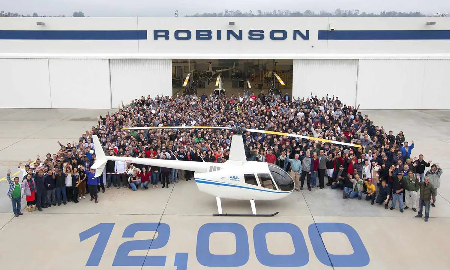 Robinson Helicopter Company Delivers 12,000th Helicopter