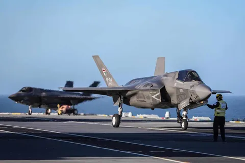 RAF F-35B jets shoot down Iranian drones over Jordan