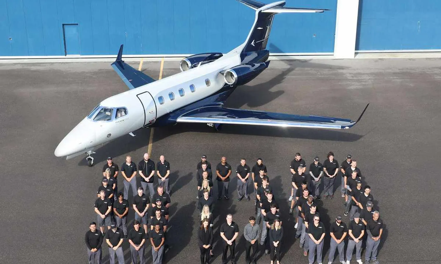 The 500th Phenom 300: only corporate jet to reach the milestone in the last 10 years (Embraer)