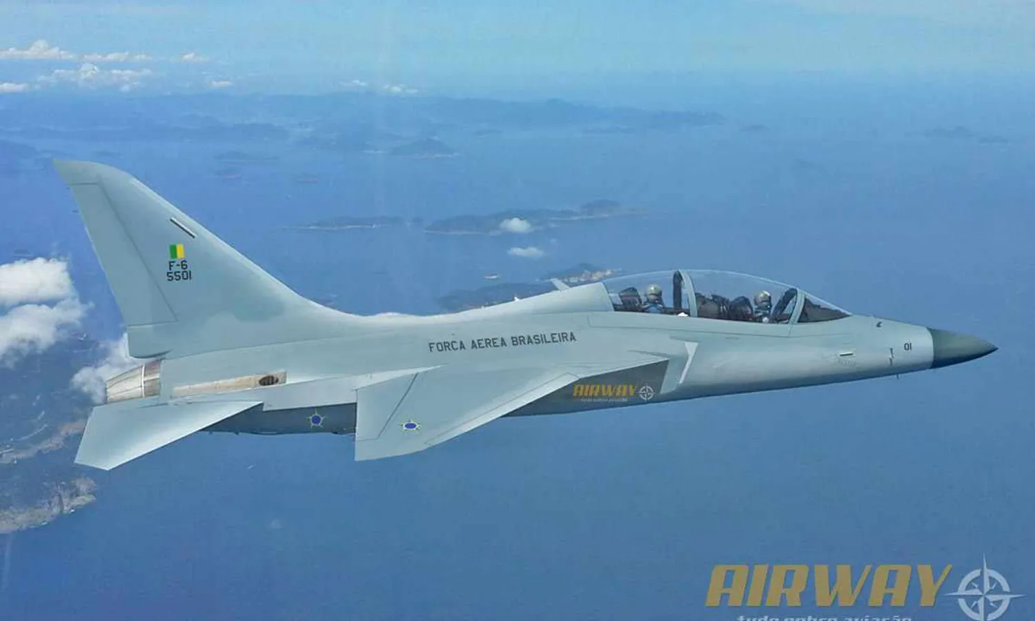 How could it be the MFT-LF, Embraer supersonic fighter (Ricardo Meier/KAI)