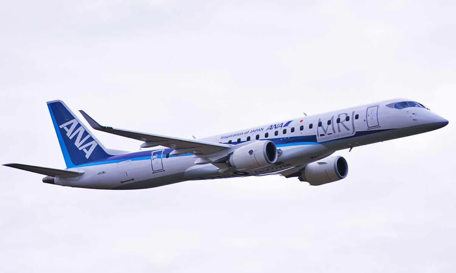 MRJ with ANA livery: seven years of delays