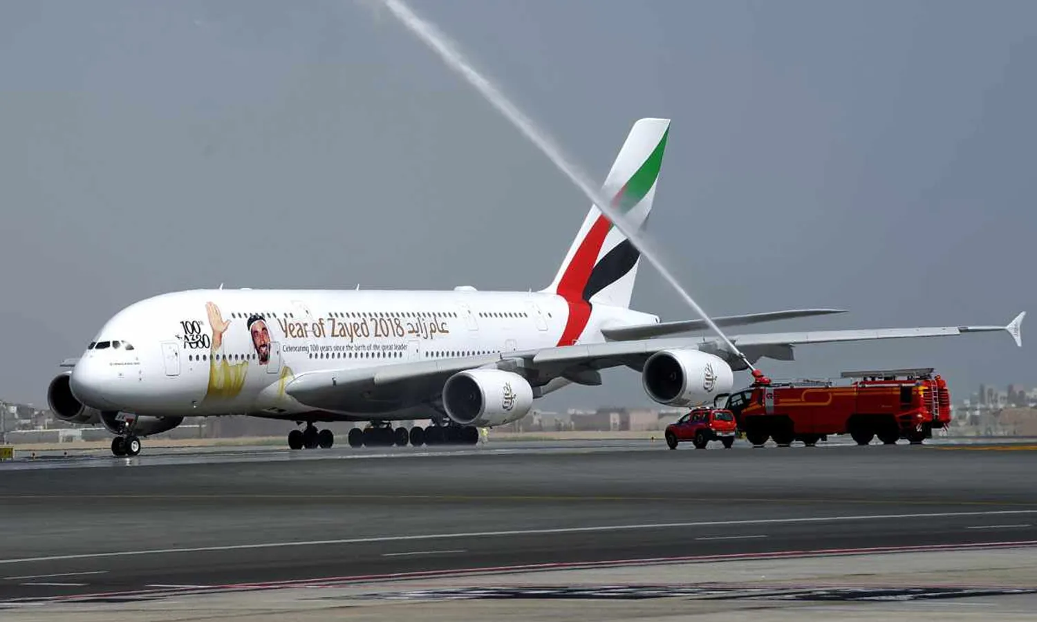 The Emirates A380 in Muscat: two daily flights en route only 340 km
