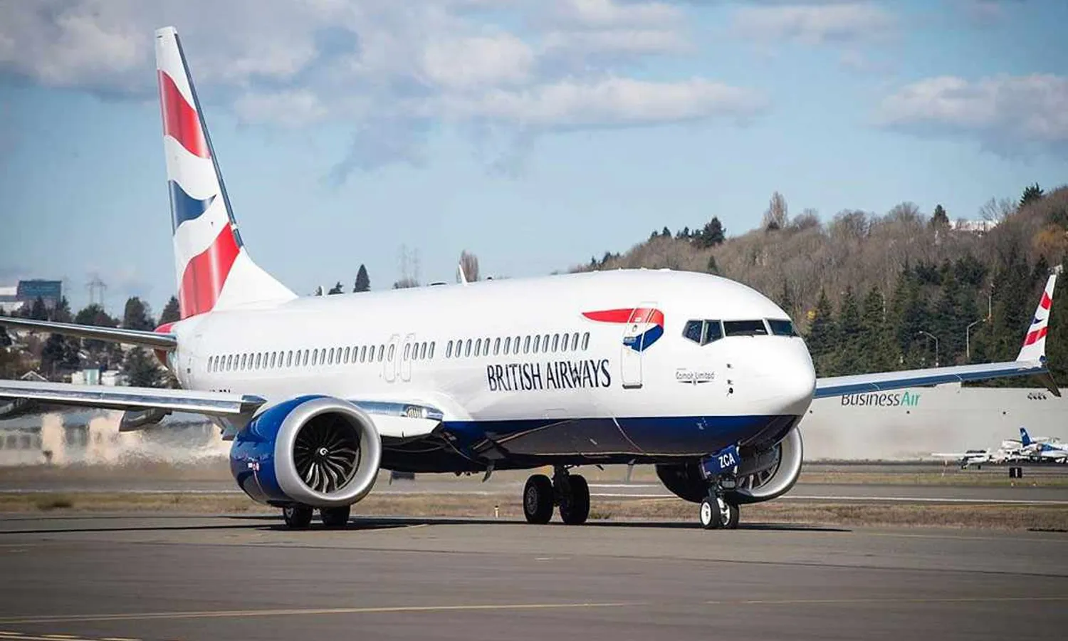 No, it is not British Airways' 737 MAX that will only be delivered in 2023 (Boeing)