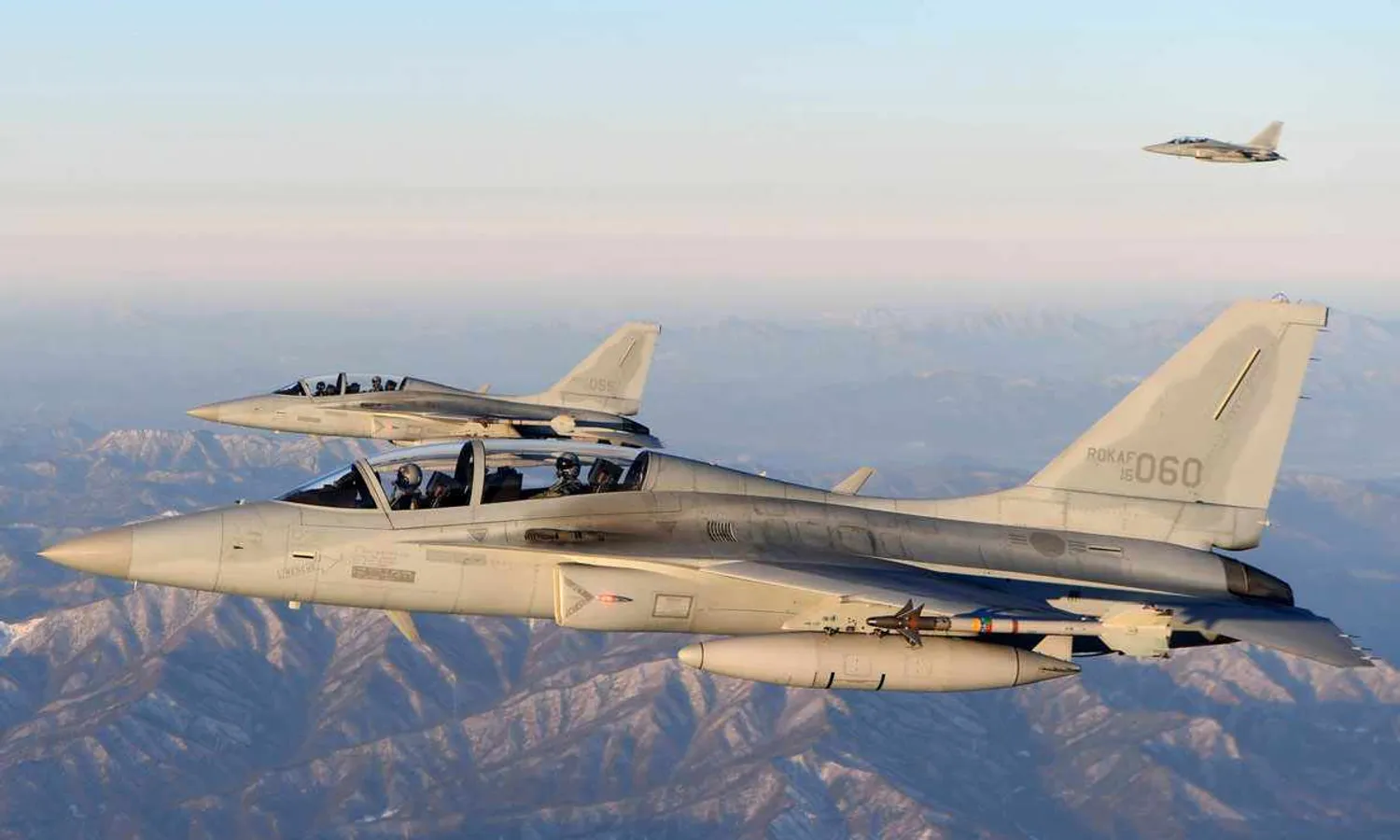 The FA-50, combat variant of the South Korean advanced trainer (ROKAF)