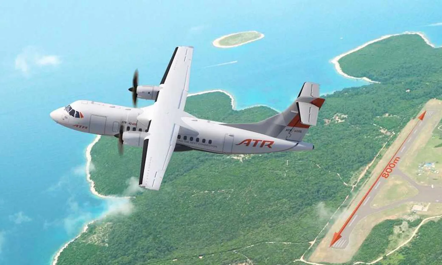 The new STOL version will be able to operate in 800 meters long runway (ATR)