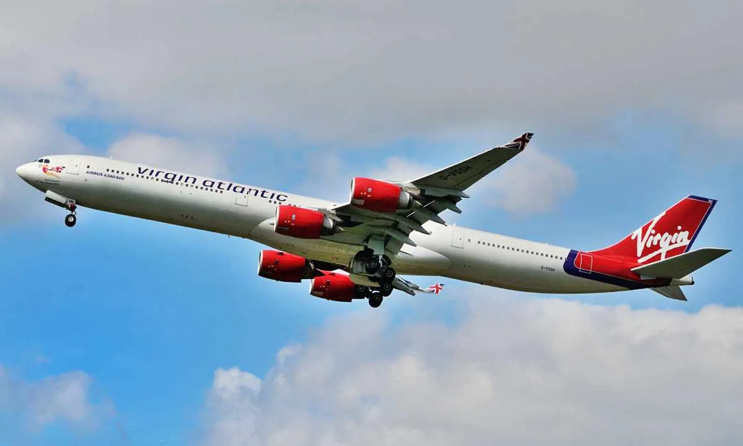 Virgin Atlantic A340-600: Airline replacing quad engines with more advanced and economical twin engines (NMOS332)