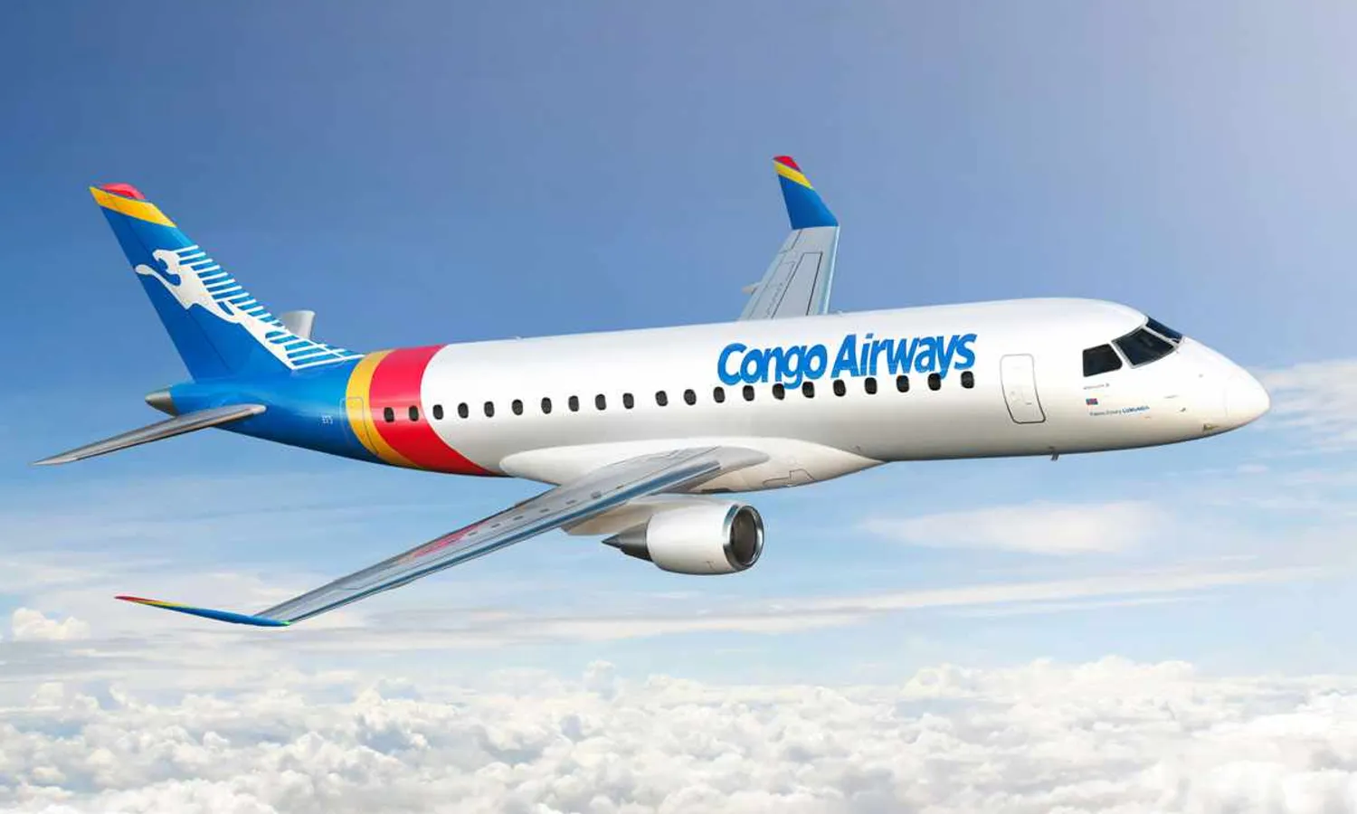 Congo Airways E175 rendering (Embraer)