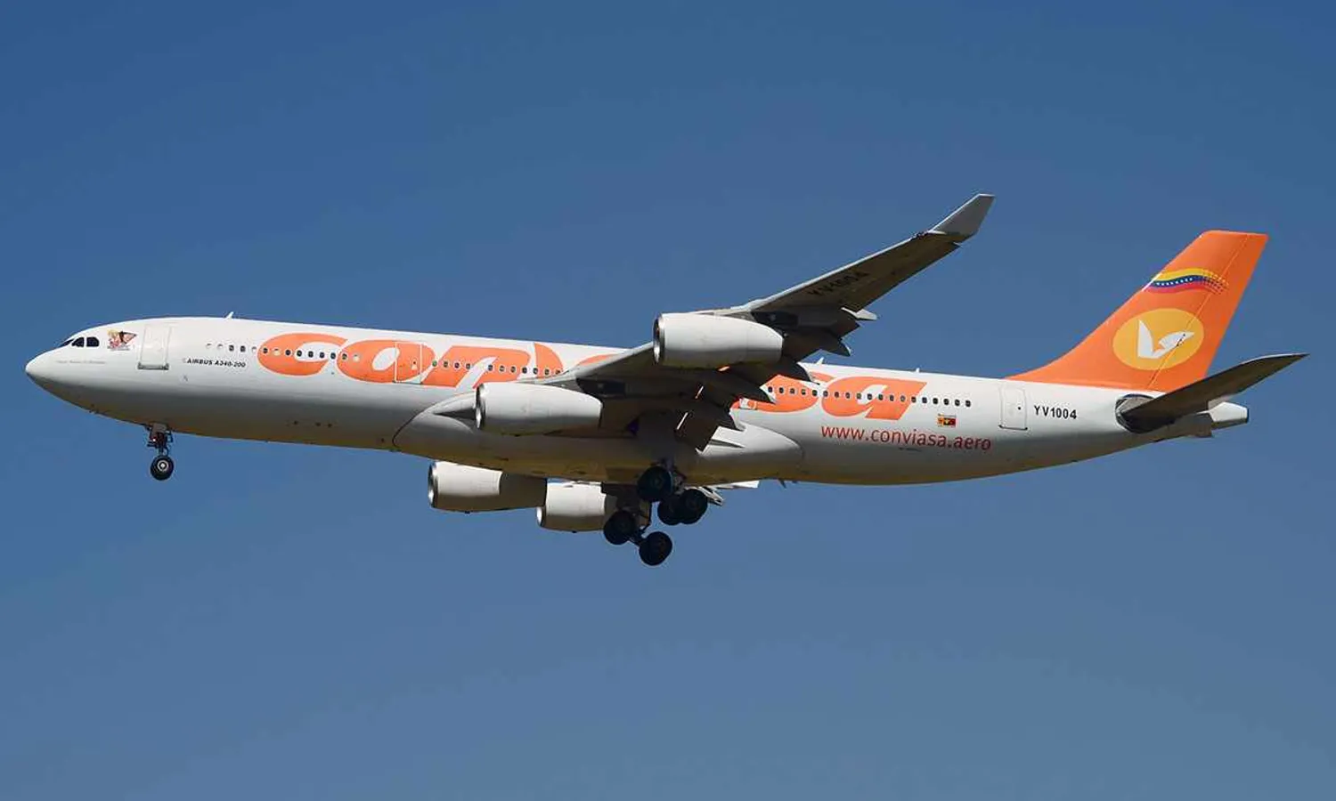 Conviasa's only A340-200 has been out of service for a long time (Alex Barbosa)