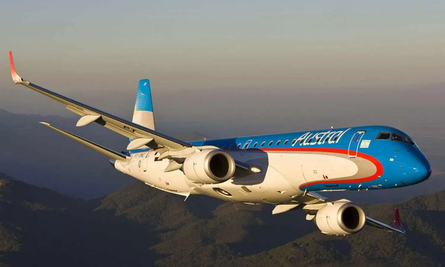 Aerolíneas has 26 E190 jets that fly with its subsidiary Austral (AA)