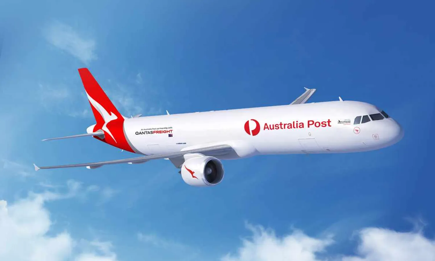 The A321 freighter in Qantas livery: competition with Boeing (EFW)