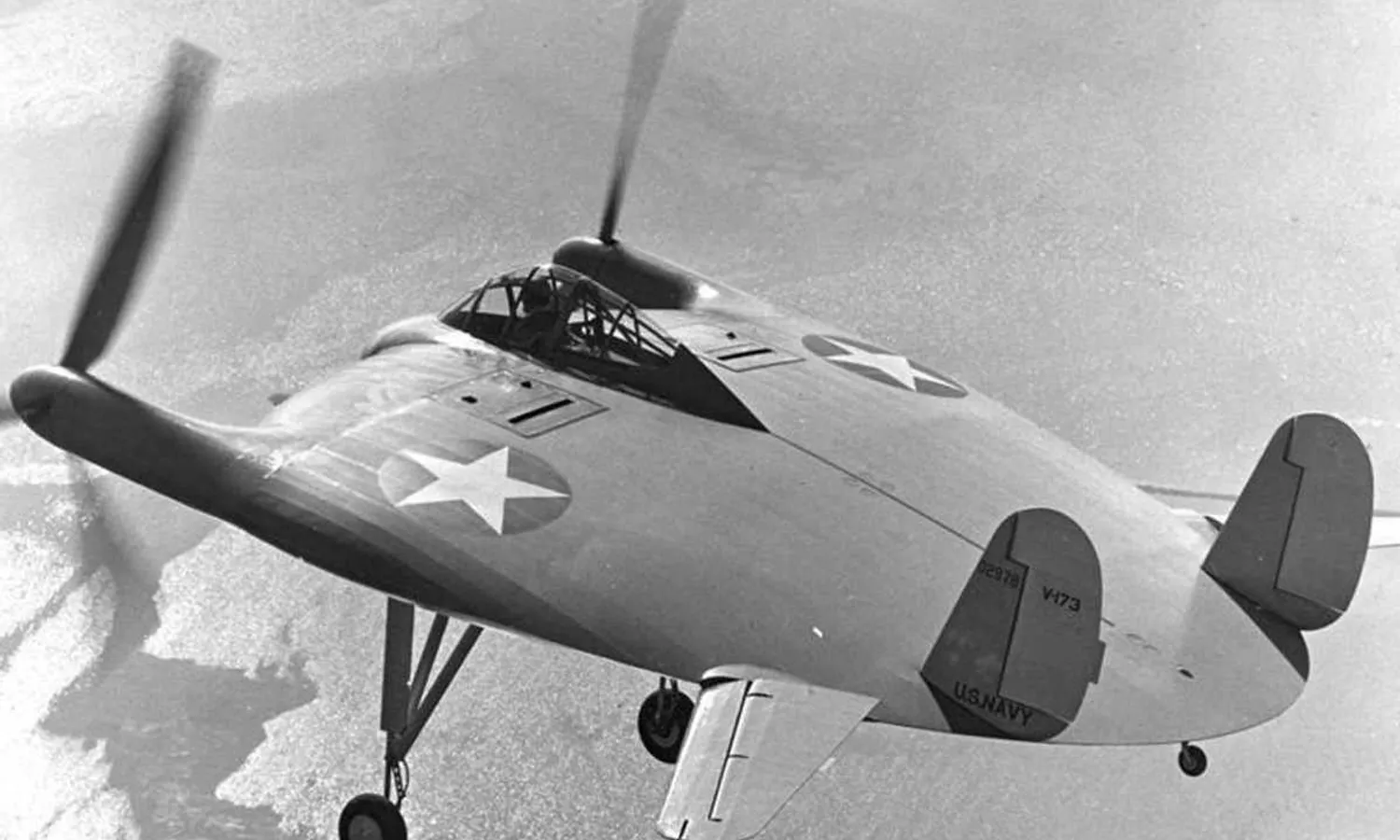 The Vought 'Flying Pancake': attempt to reduce takeoff distance