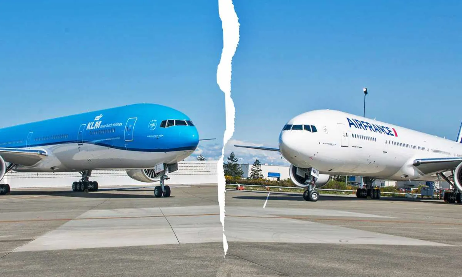Boeing 777 jets from KLM and Air France: separation rumors (Air France-KLM)