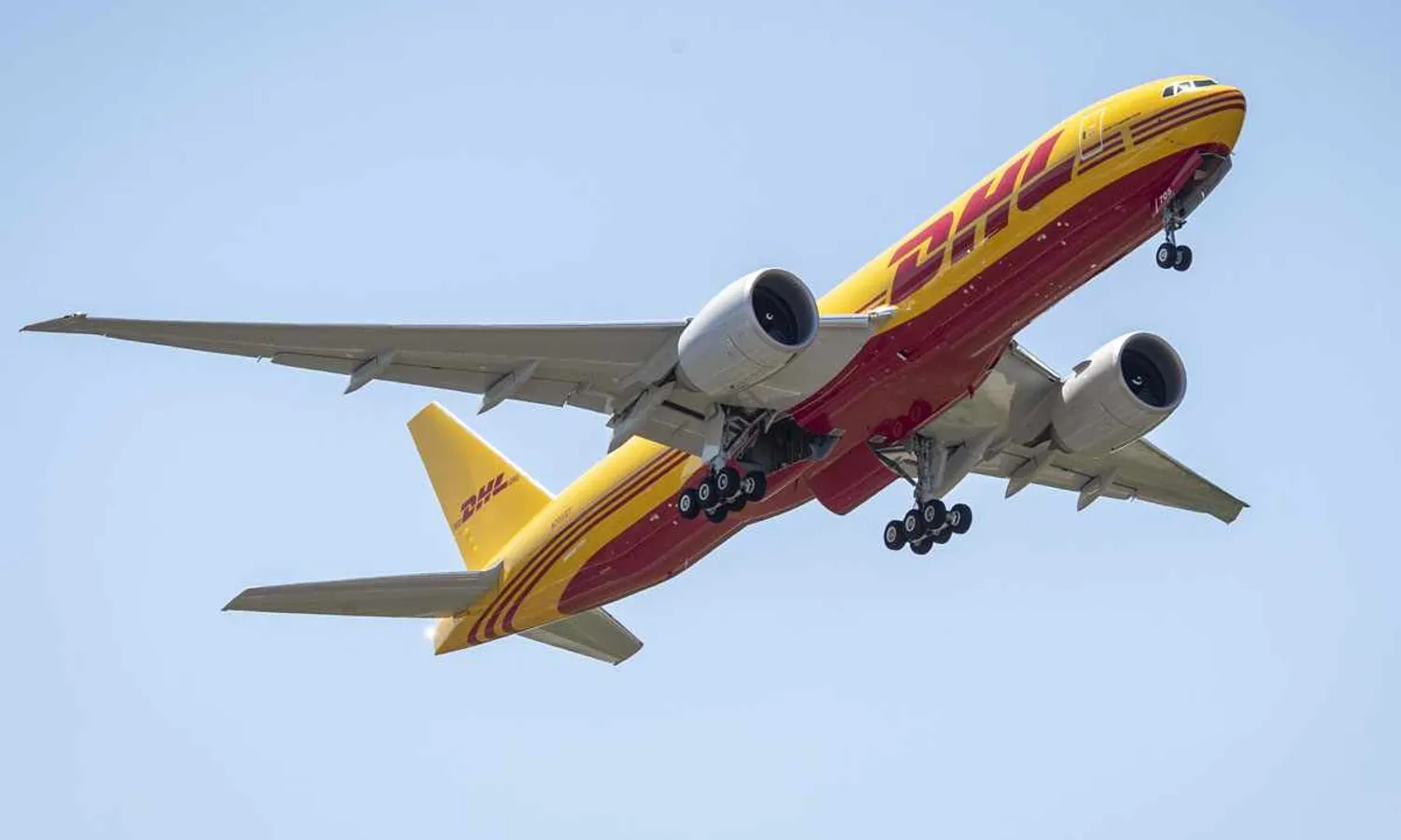 Boeing delivered a 777F to DHL in April (DHL)