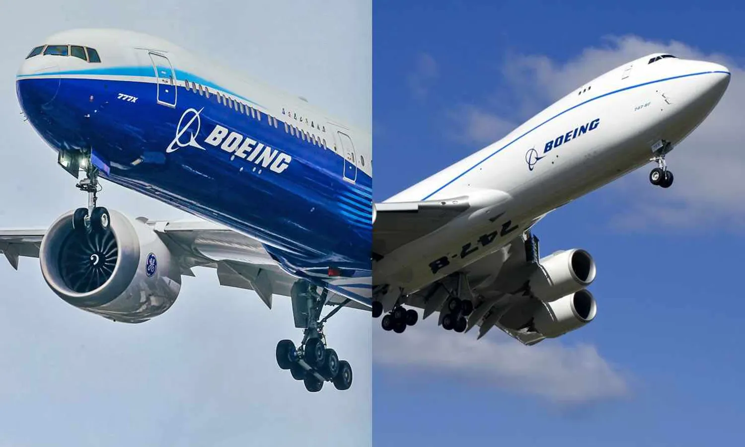 Boeing 777X and 747: debut for one, end of career for the other in 2022 (Dave Sizer/wings777/CC)