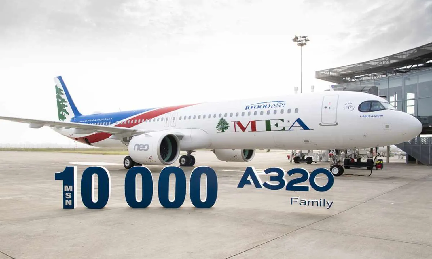 The A320 family aircraft MSN 10,000 (Airbus)