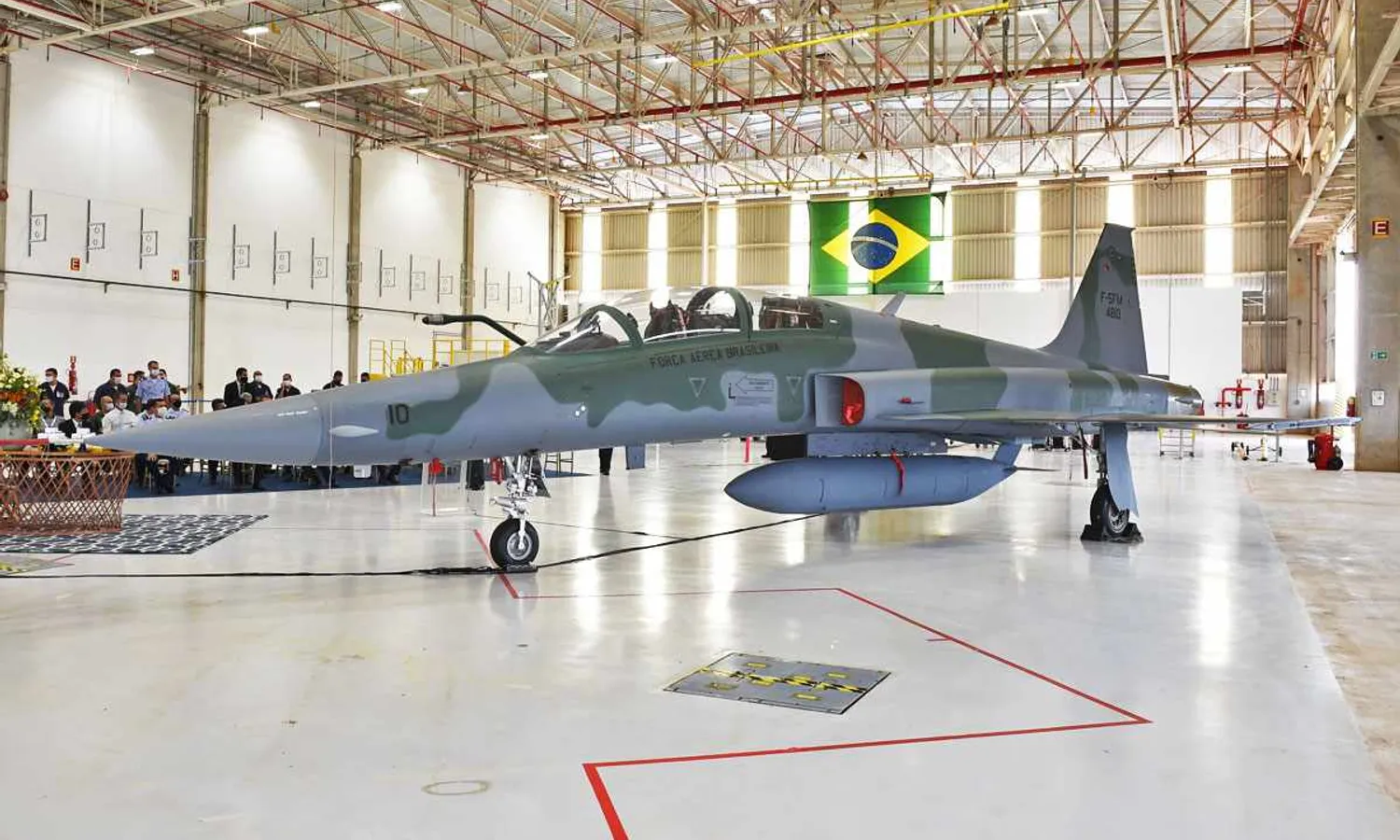 The last F-5 fighter modernized (Embraer)