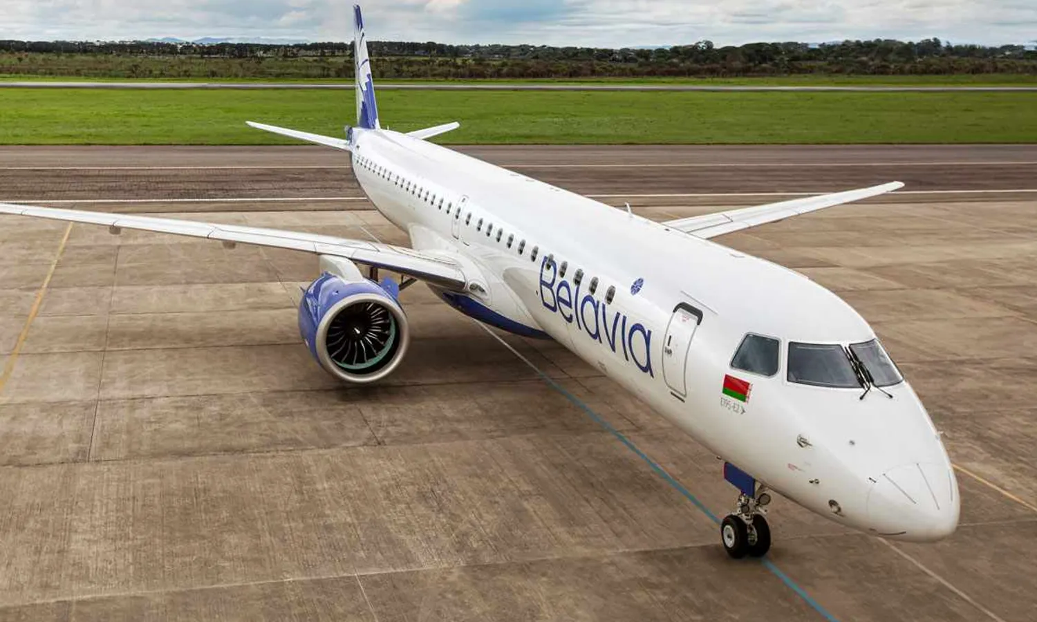 Belavia's first E195-E2 (Embraer)