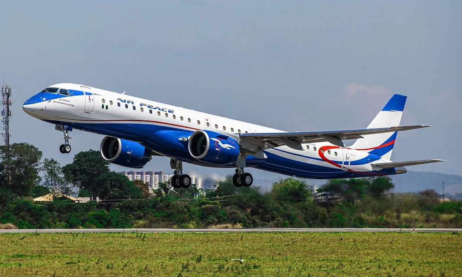 Air Peace's first E195-E2 (Embraer)