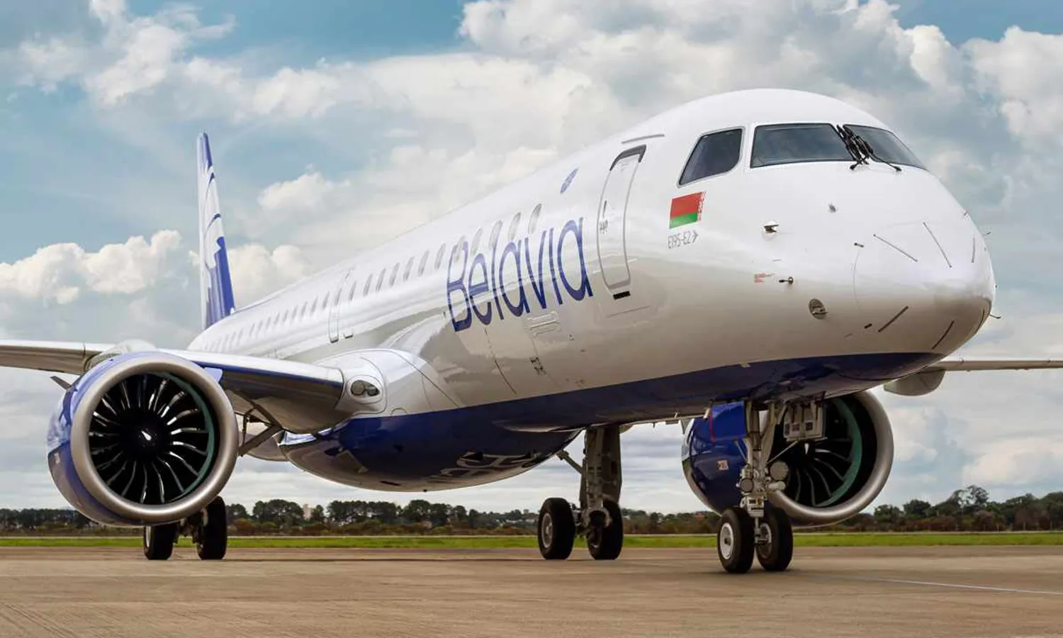 Belavia took delivery of its first E195-E2 in 2020 (Embraer)