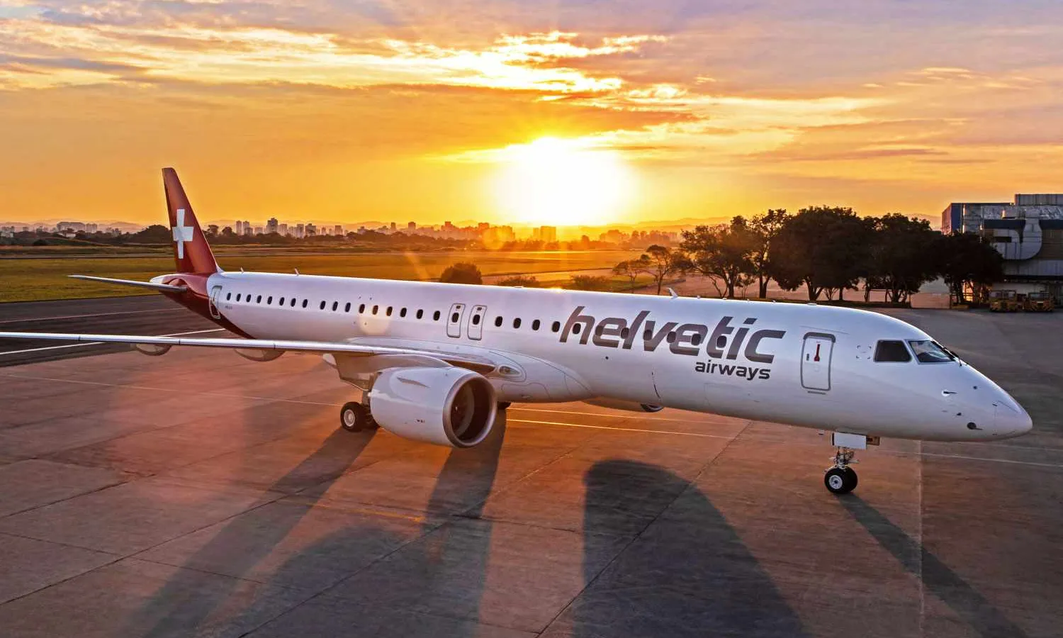 Helvetic first E195-E2 (Embraer)
