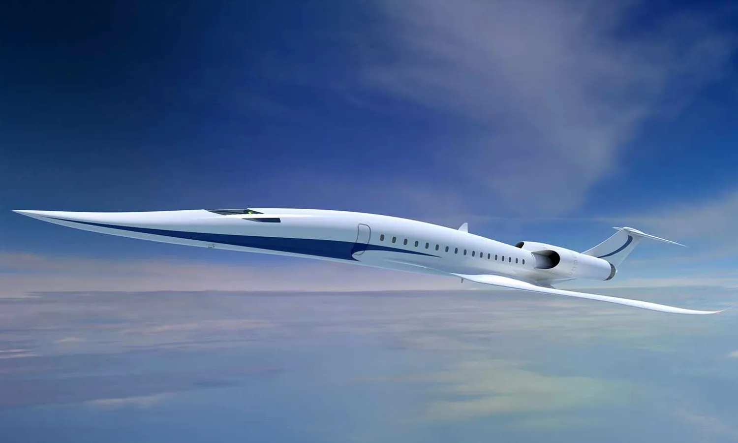 JAXA's supersonic aircraft concept (JAXA)
