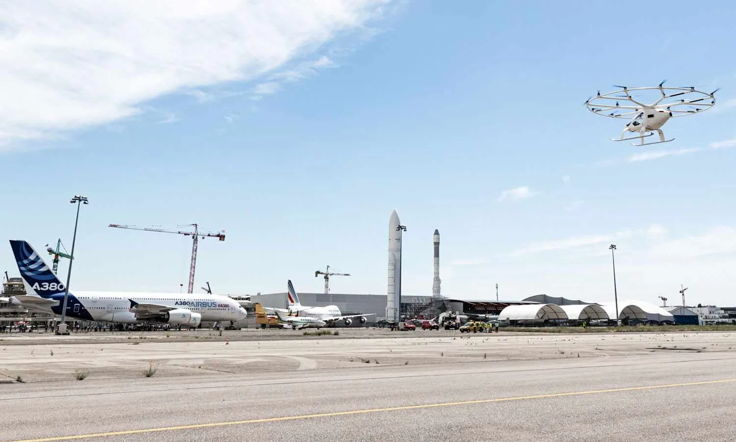 Volocopter 2X at Le Bourget Airport