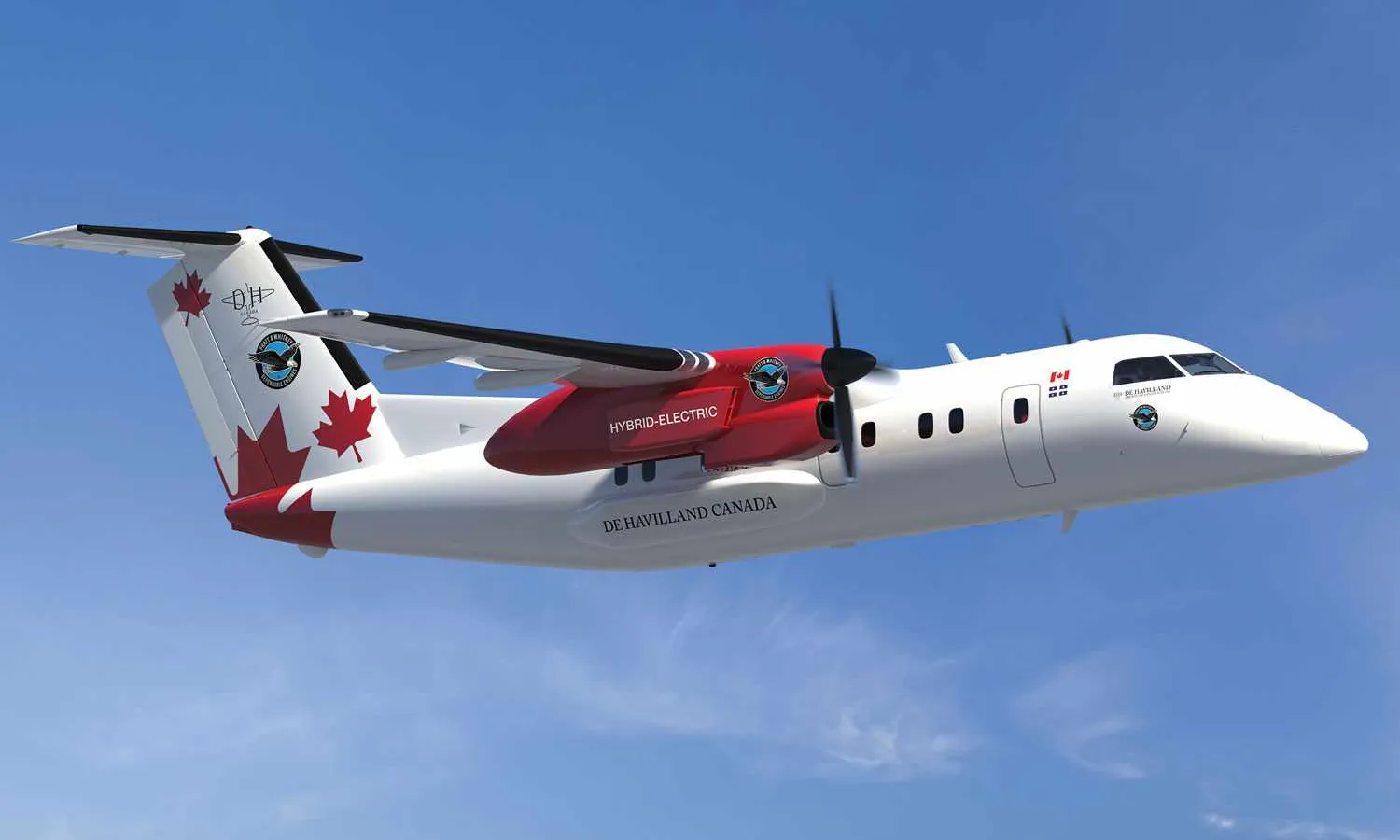 Dash 8-100 hybrid-electric demonstrator (DHC)