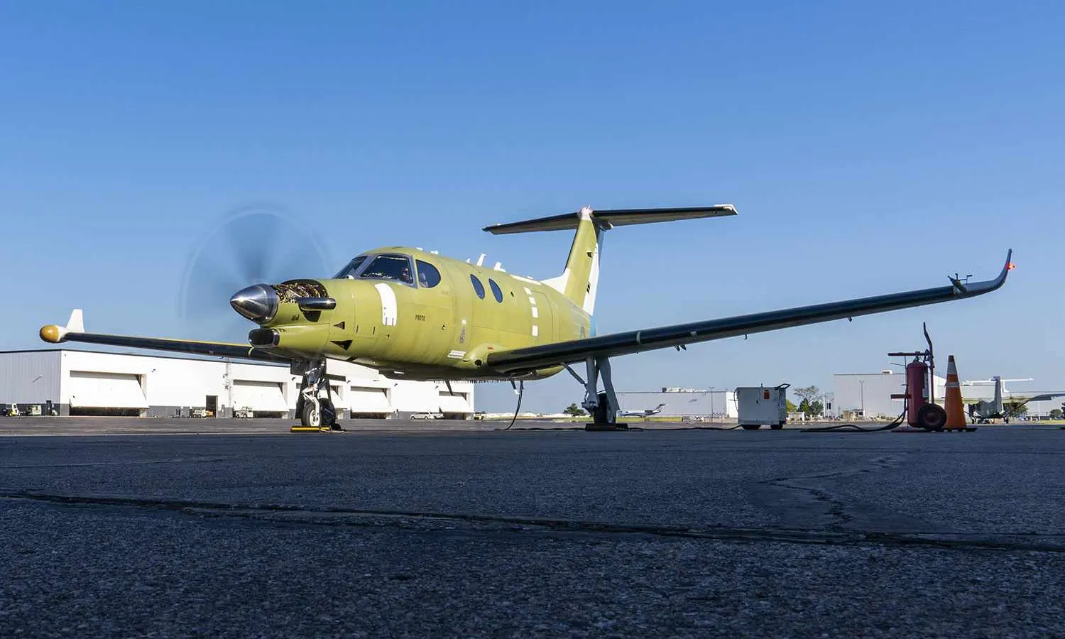 Beechcraft Denali on ground engine runs (Textron)
