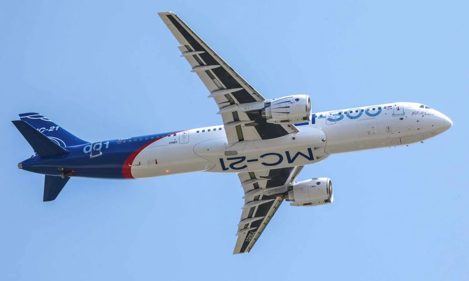 MC-21-300 first test aircraft (UAC)