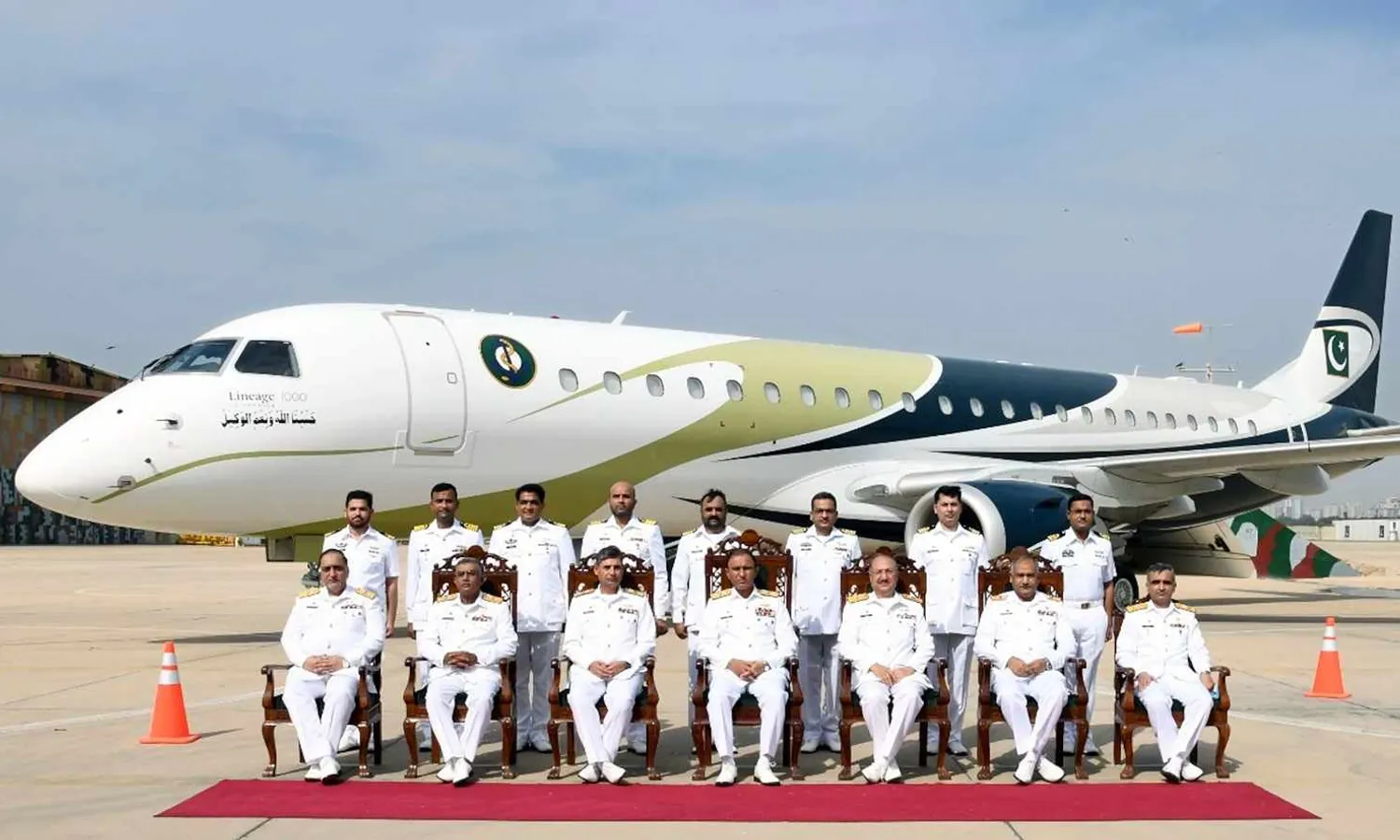 The first Lineage 1000E that will be convert do Sea Sultan maritime patrol aircraft (Pakistan Navy)