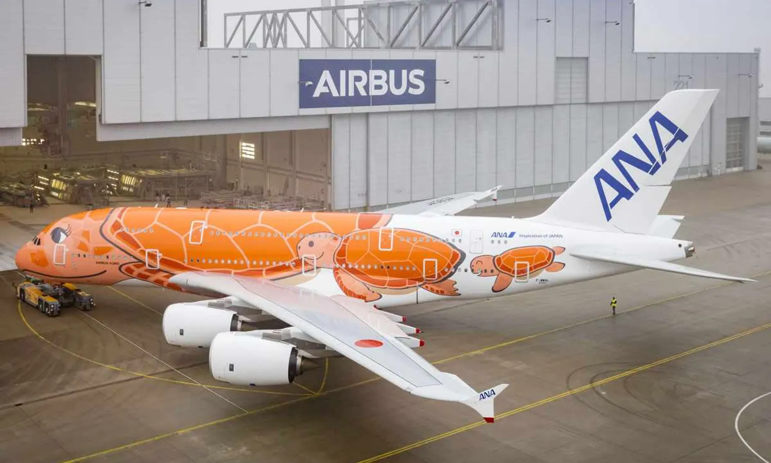 All Nippon Airways third A380 (Airbus)