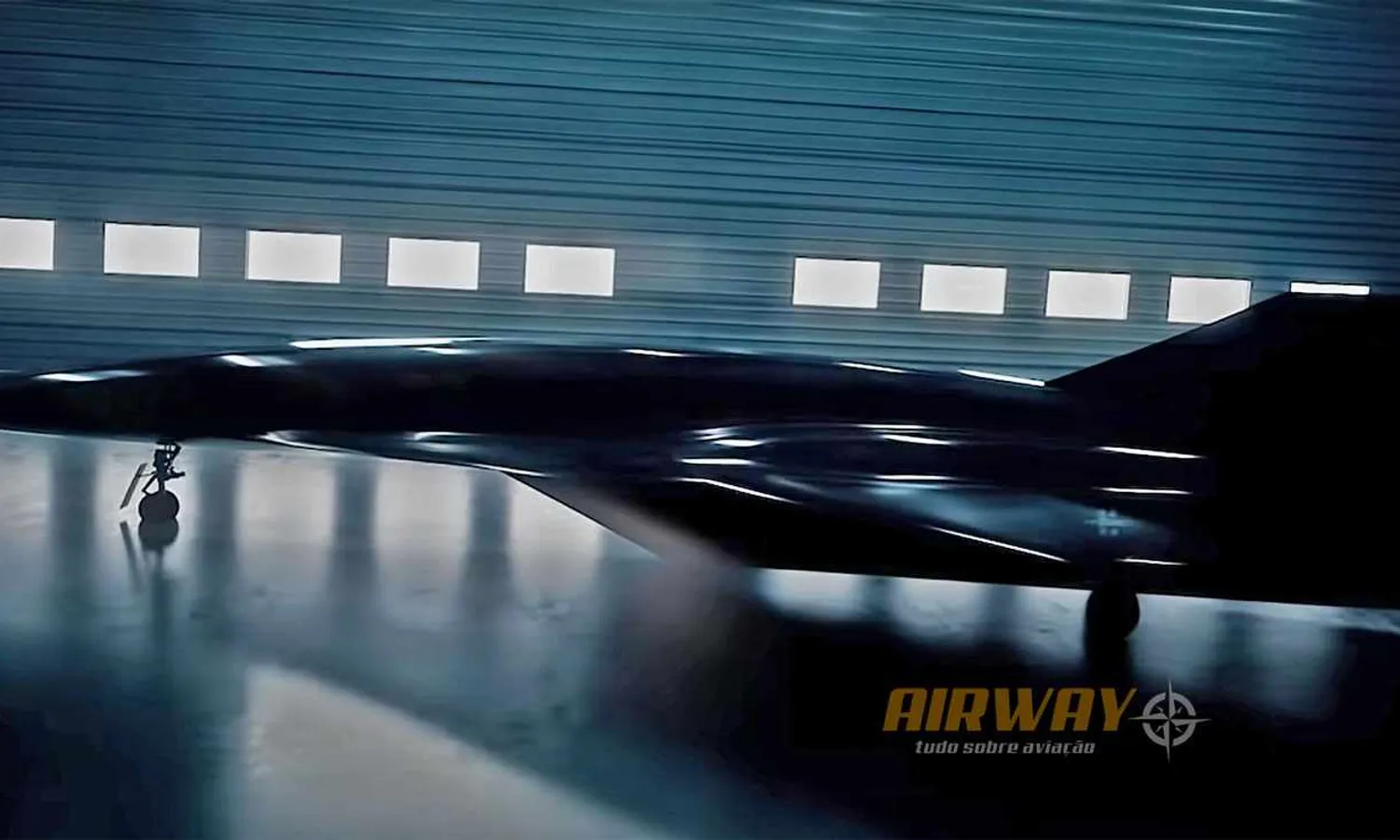 Digital illustration of the SR-72 hypersonic plane (USAF)