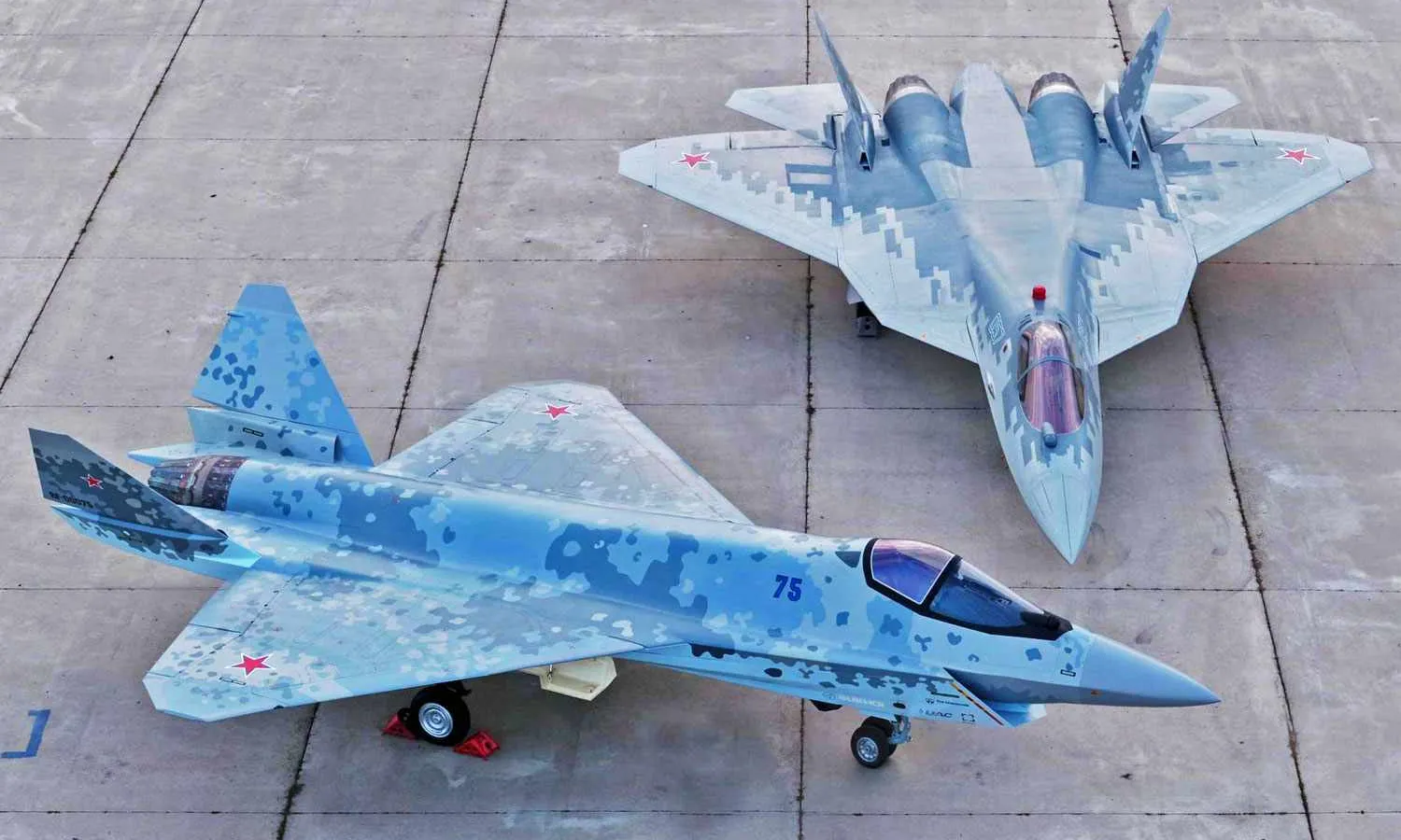 The Checkmate and Su-57 fighters (Rostec)