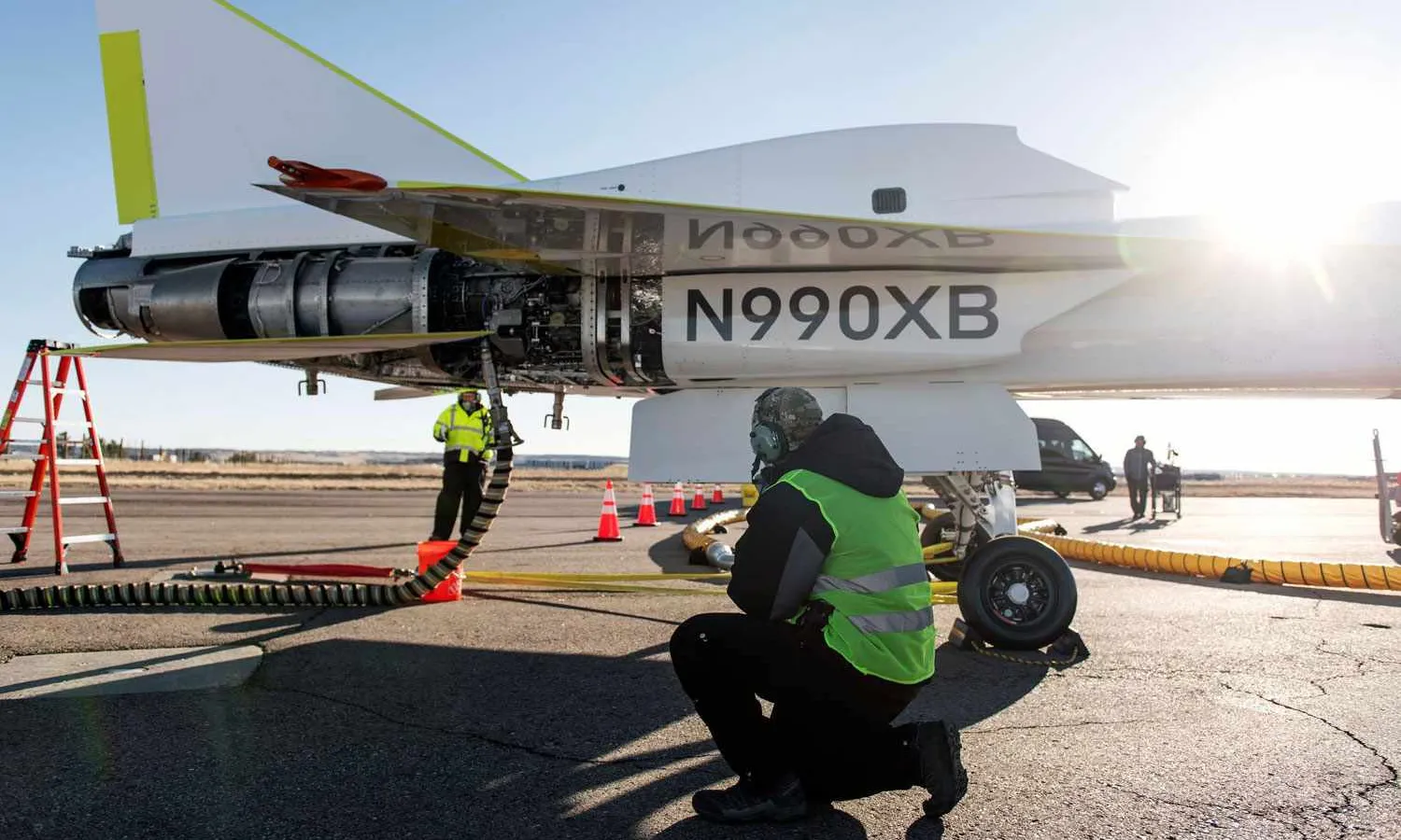 XB-1 engine testing in Colorado (Boom)