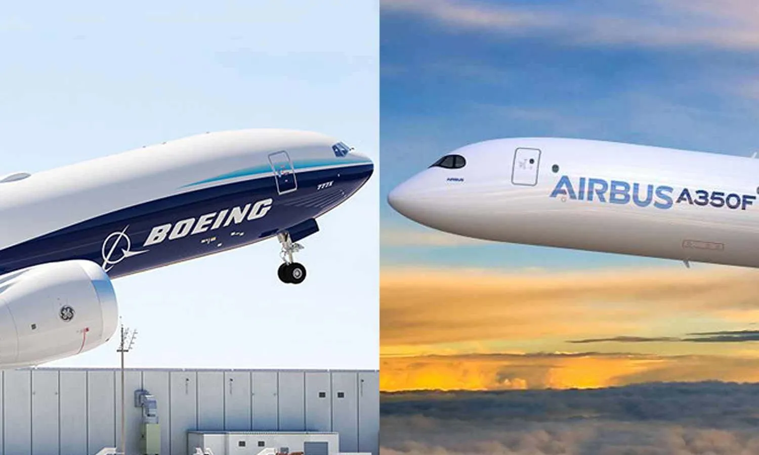Boeing 777-8F vs Airbus A350F