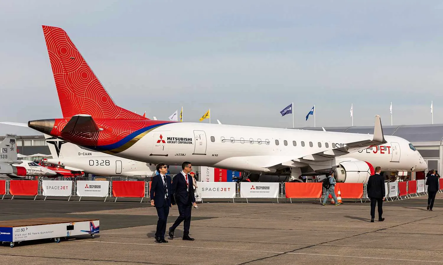 The SpaceJet registration JA23MJ in Le Bourget (MHI)