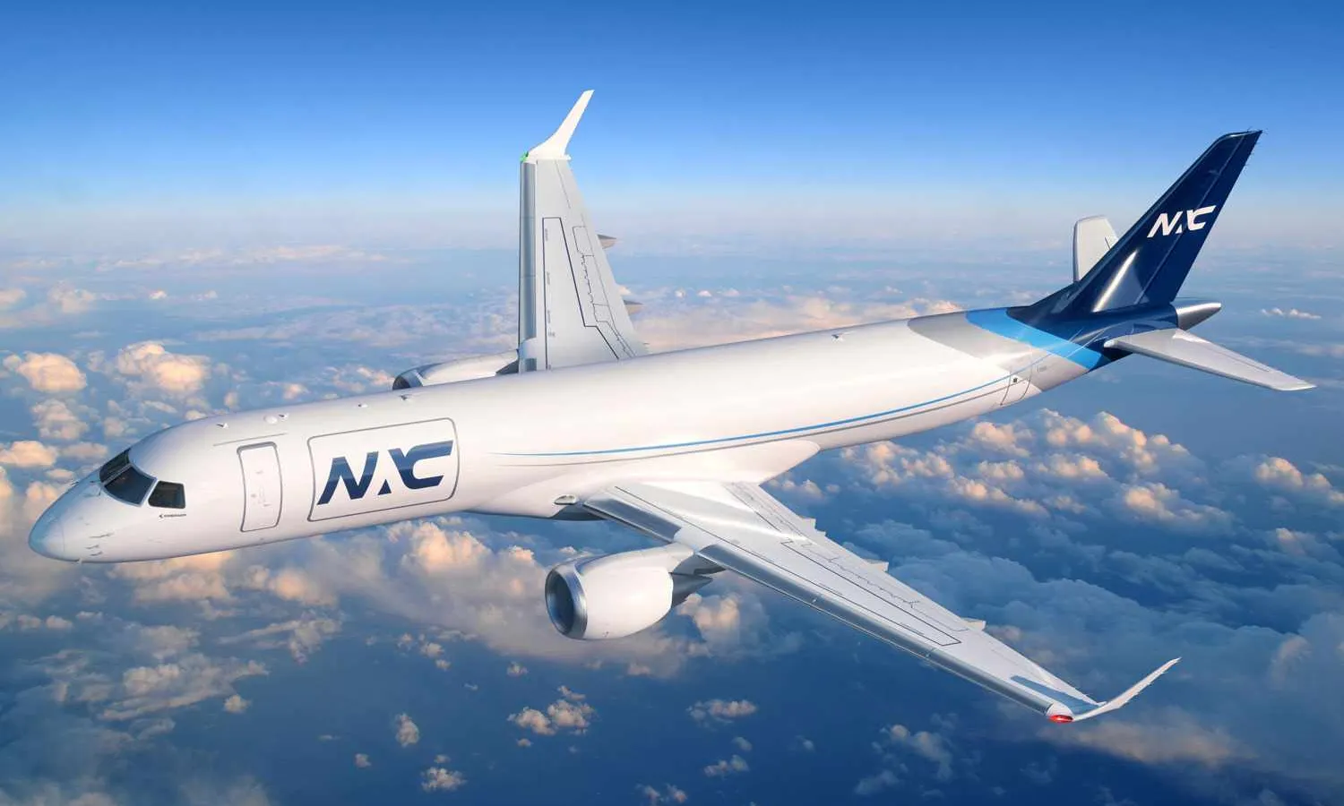 NAC will convert 10 E-Jets to freighter (Embraer)