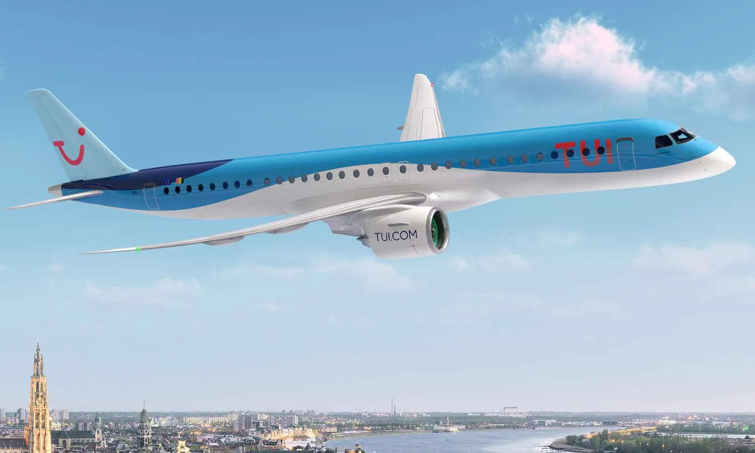 TUIfly E195-E2 model (Embraer)