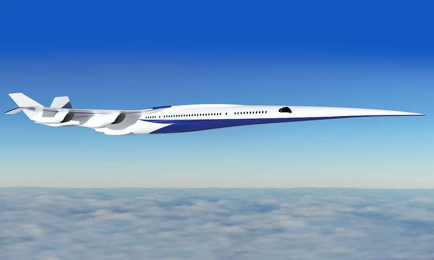 Exosonic supersonic aircraft