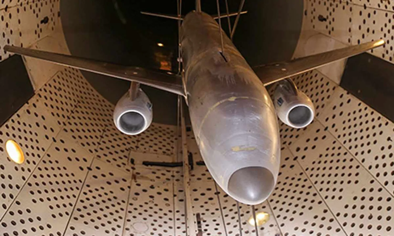 SSJ-New mockup with PD-8 nacelles (TsAGI)