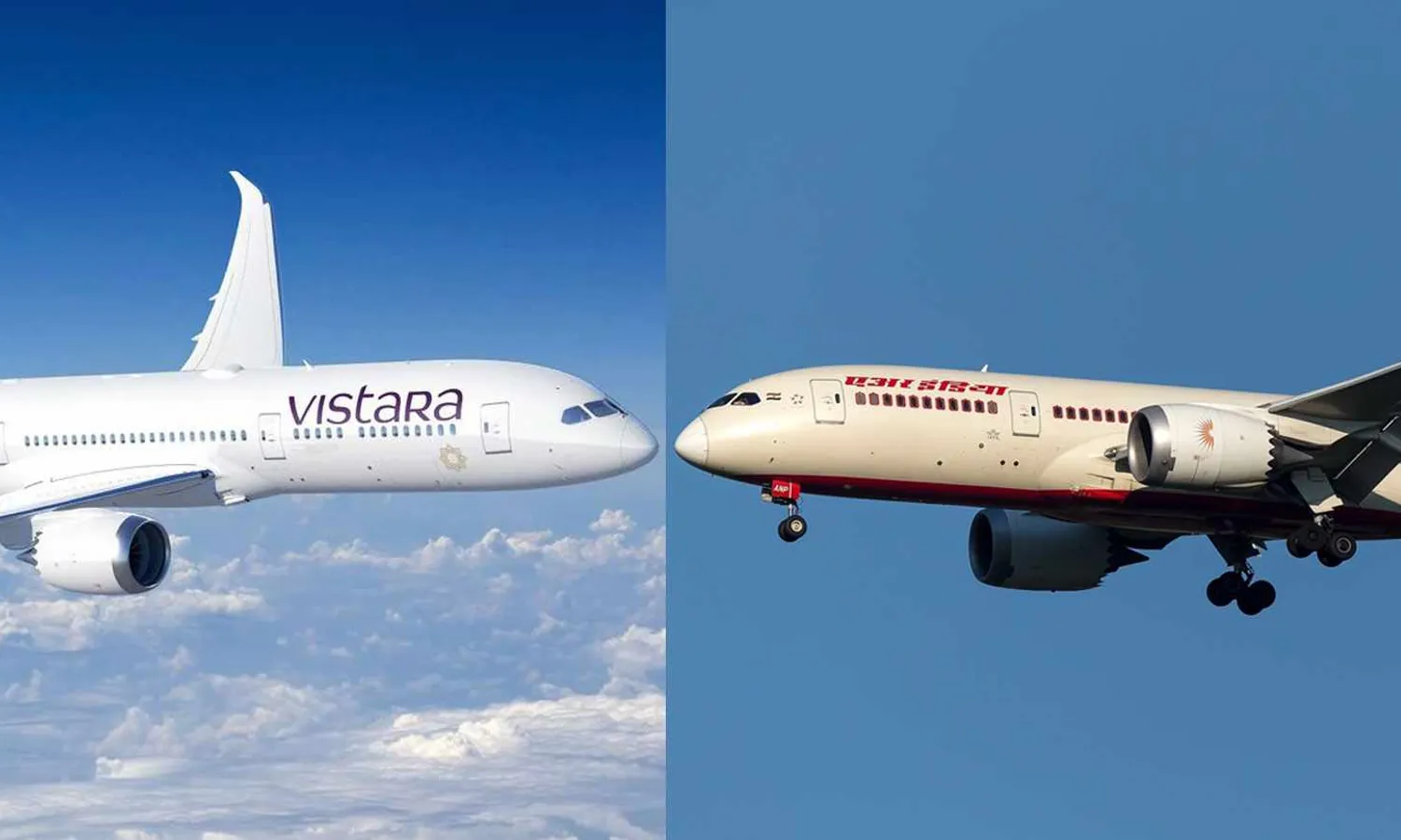 Vistara and Air India 787 Dreamliner (Bruno Geiger)