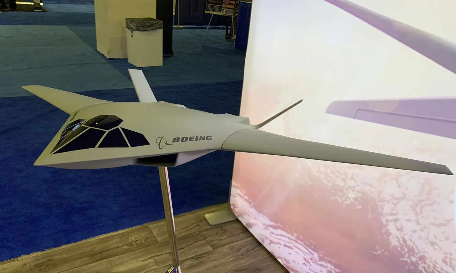 Boeing stealth concept model