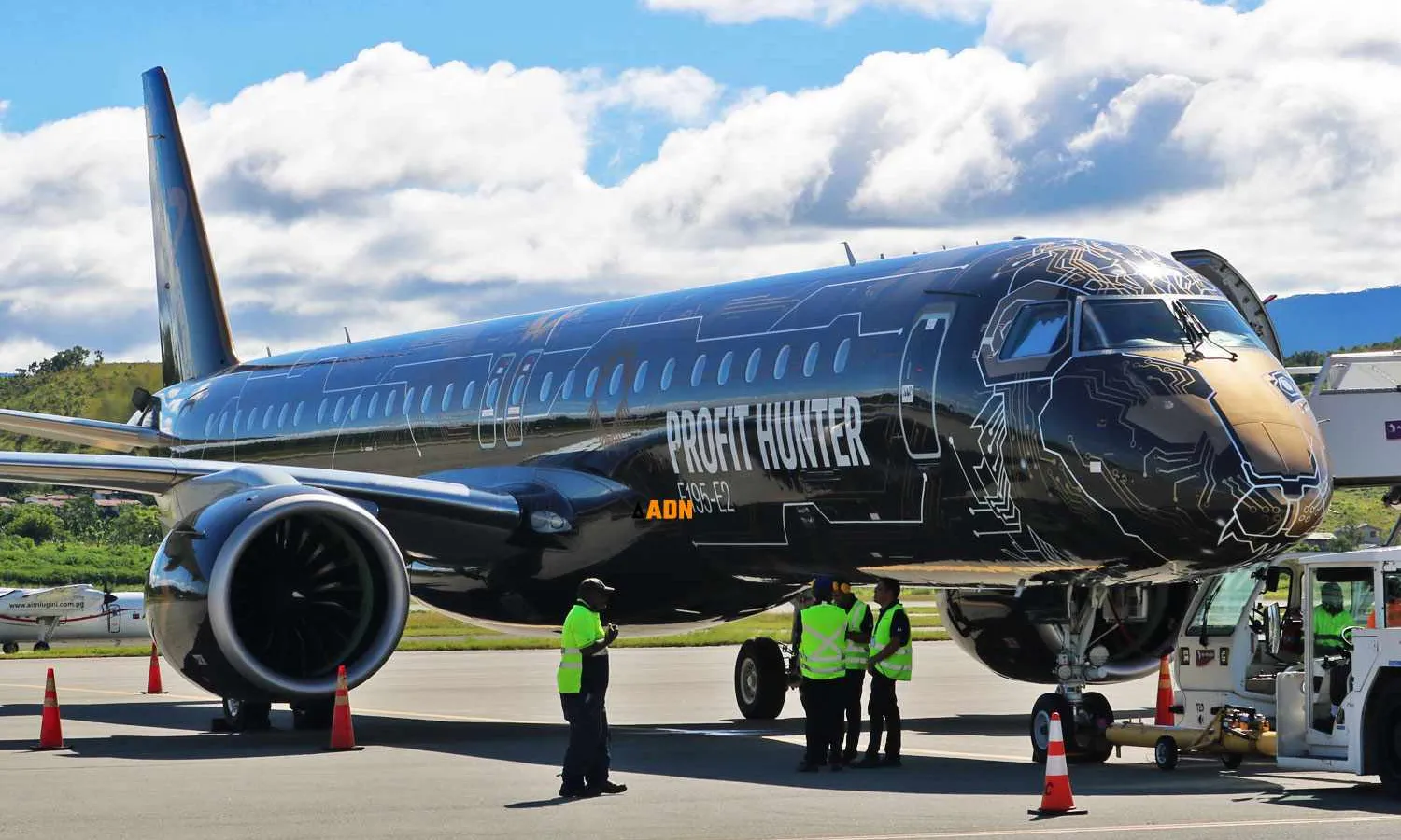 The E195-E2 in Port Moresby