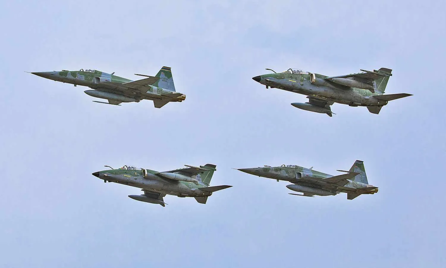 Brazilian Air Force A-1M and F-5 aircraft (FAB)