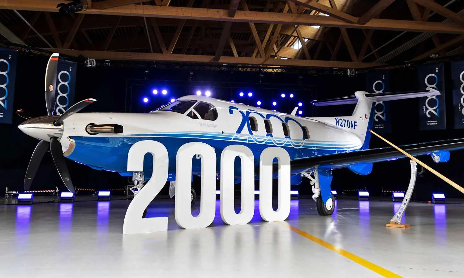 Handover of the2,000th PC-12 (Pilatus)