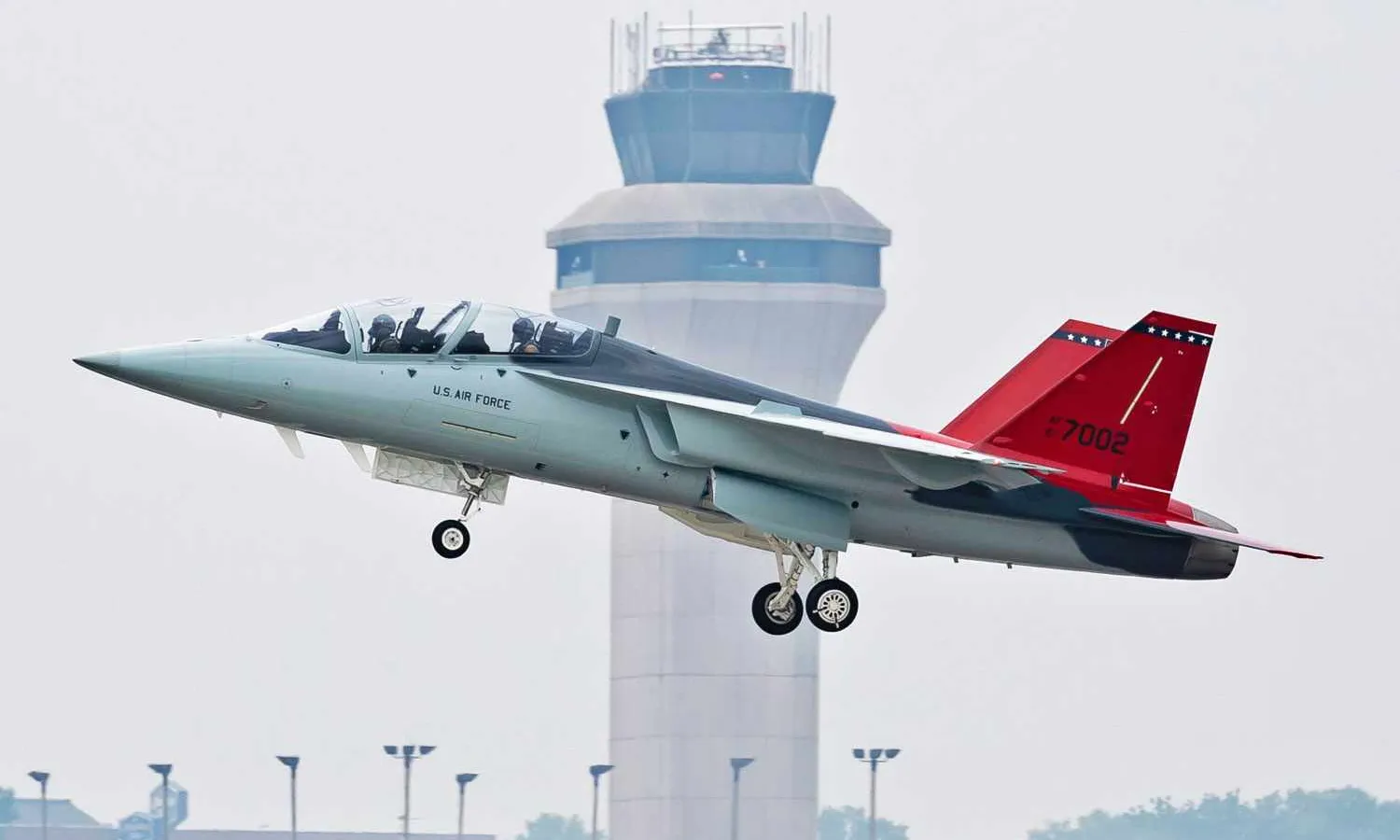 Series production T-7A Red Hawk first flight (Boeing)