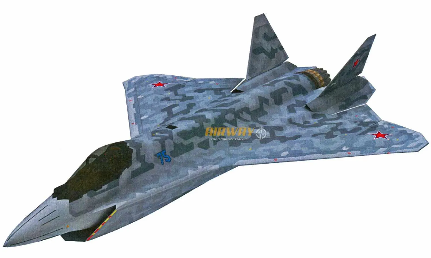 Su-75 Checkmate new configuration 