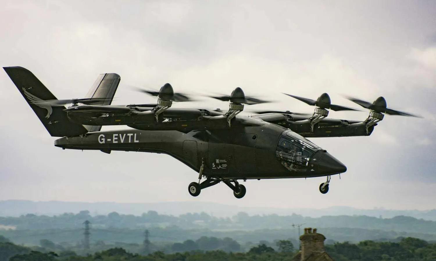 VX4 first flight (Vertical Aerospace)