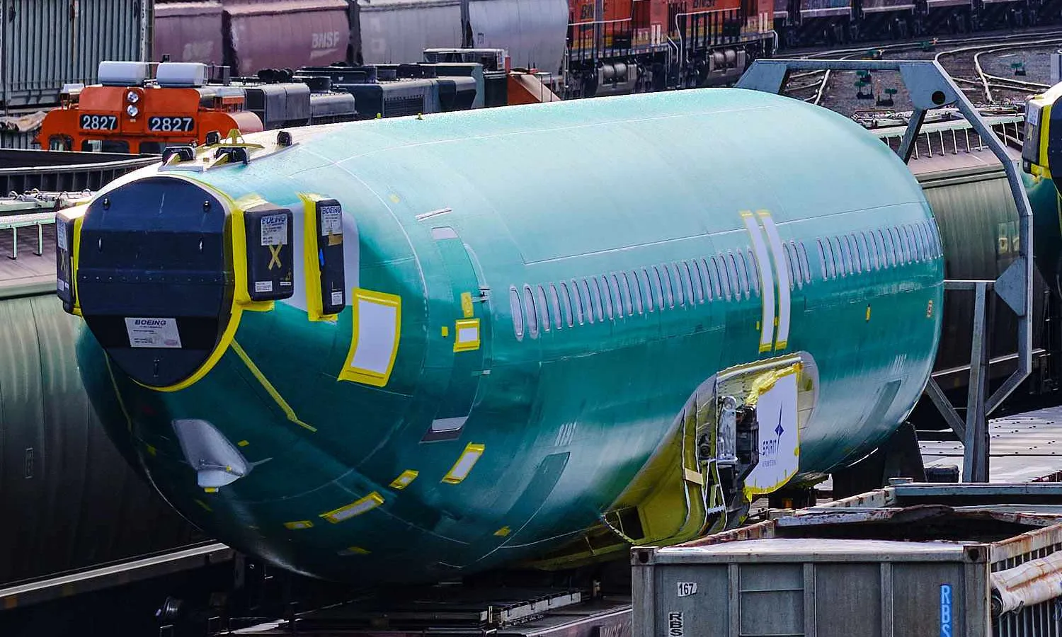 737 MAX fuselage supplied by Spirit AeroSystems (LunchwithaLens/CC)