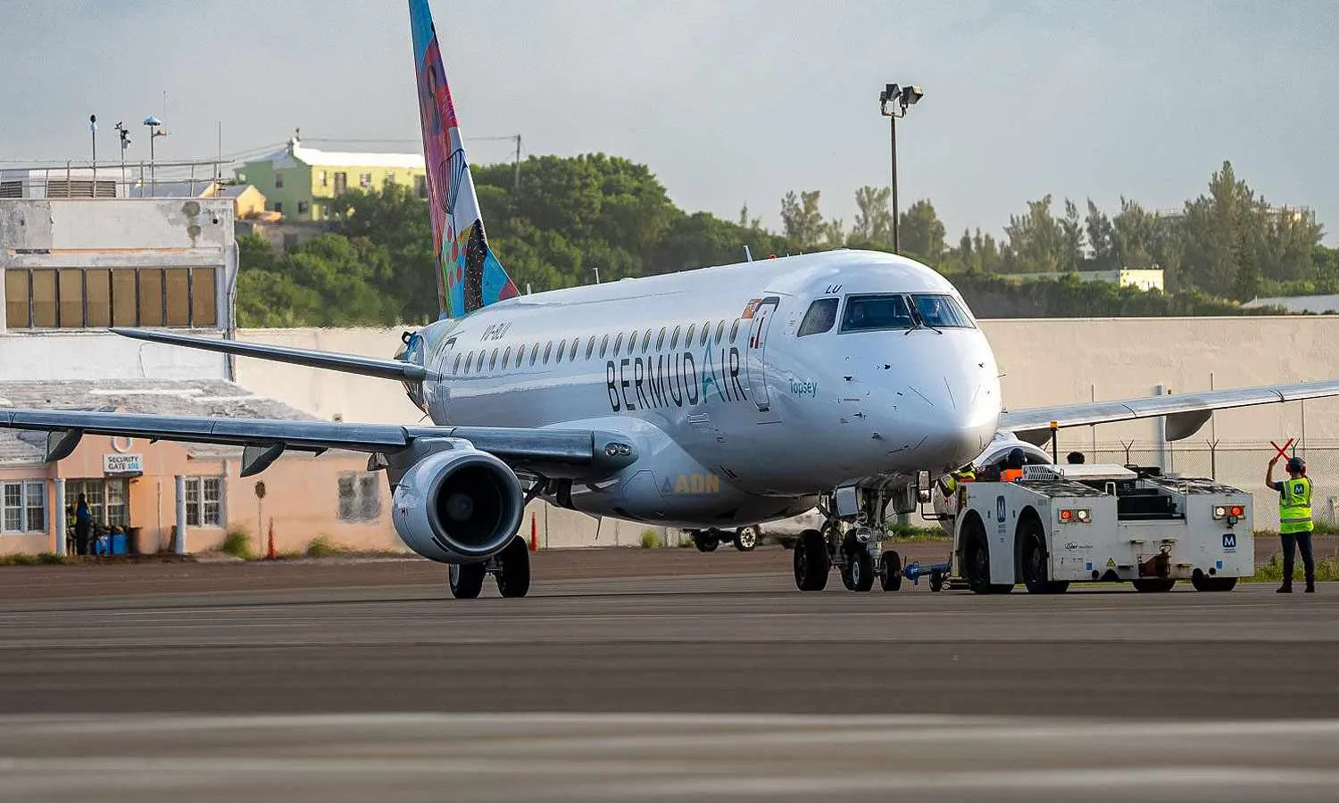 BermudAir first revenue flight (BA)